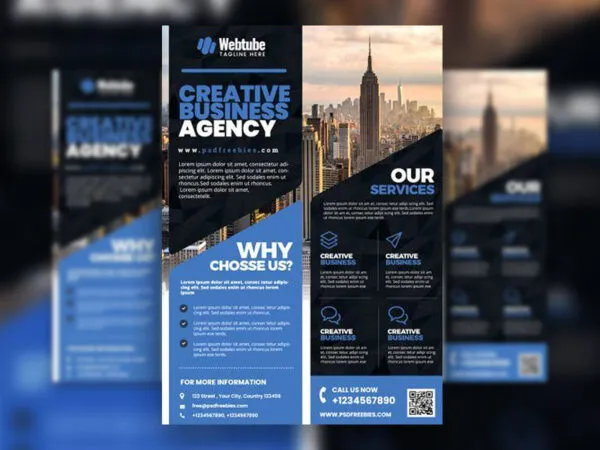 Urban Infographic Business Flyer Template 1