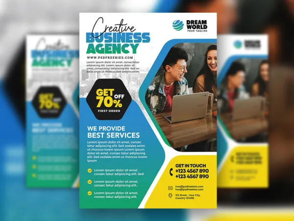 Urban Infographic Business Promotion and Corporate Flyer Template 1