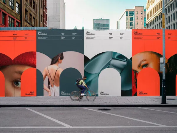 Urban Landscape Stretch Banner Mockup 1