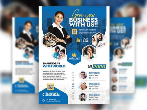 Urban Modern Business Seminar Flyer Template 1