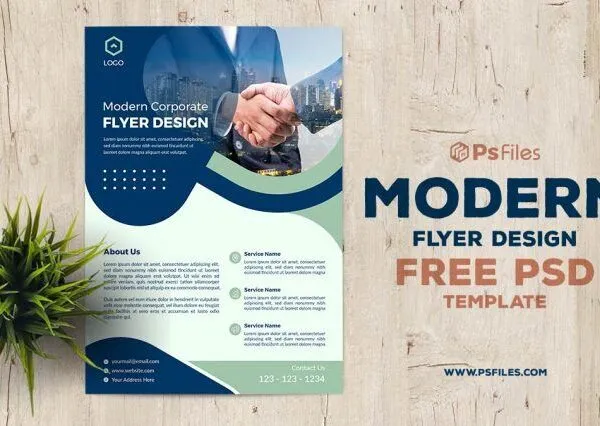 Urban Modern Corporate Flyer Template 1