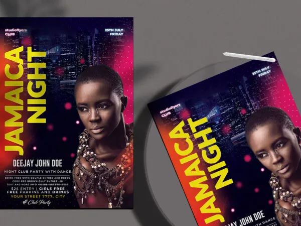 Urban Modern Party Flyer Template 1