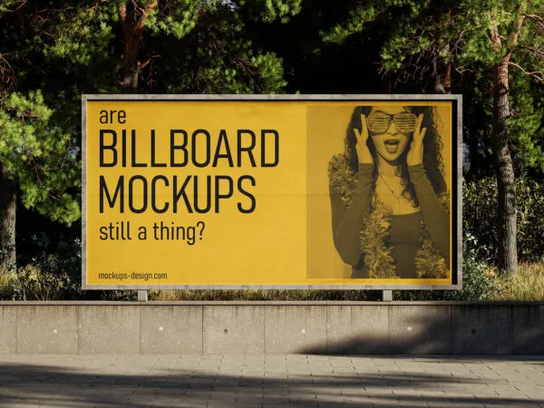 Urban Park Billboard Mockup 1
