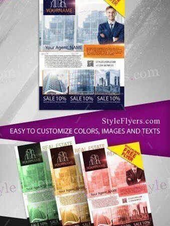 Urban Professional Real Estate Flyer Template 1