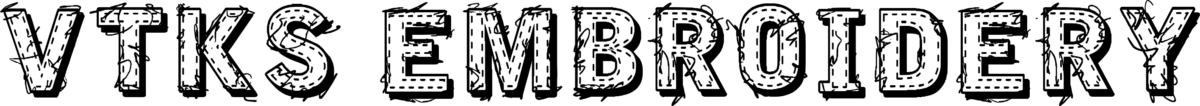 VTKS Embroidery Font 1