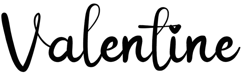 Valentine Font 1