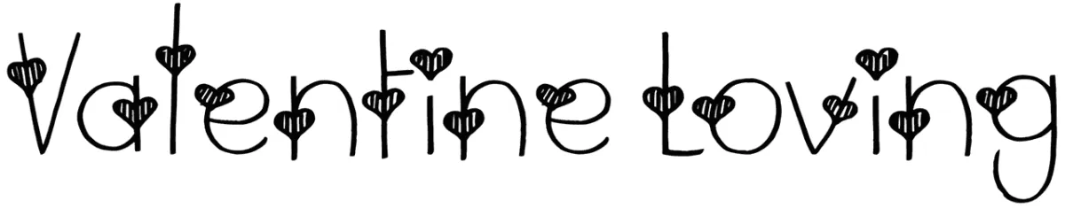 Valentine Loving Font 1