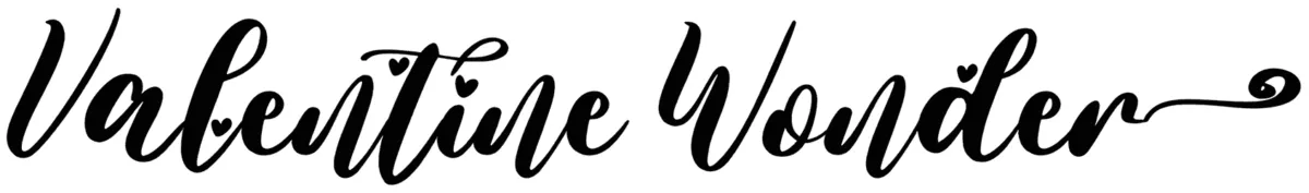 Valentine Wonder Font 1