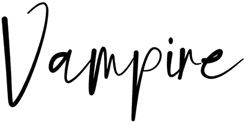 Vampire Font 1