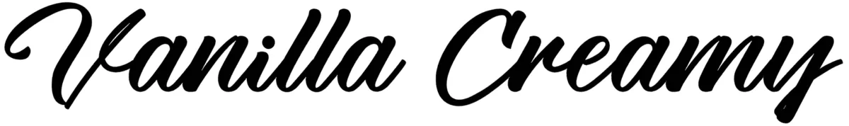 Vanilla Creamy Font 1