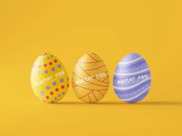 Varied Visions of 10 Easter Eggs Mockups 1