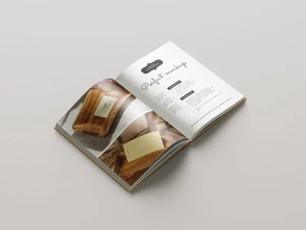 Various Shots of 6 Hard Cover Book Mockups 1