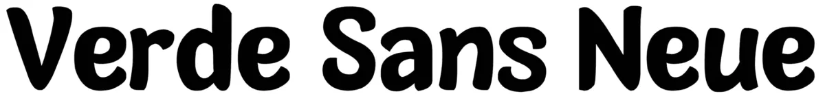 Verde Sans Neue Font 1