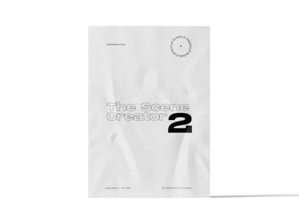 Vertical Crumpled A4 Paper Mockup from a Front View 1