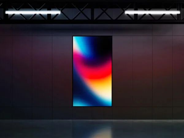 Vertical Screen Display Mockup 1