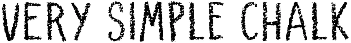 Very Simple Chalk Font 1