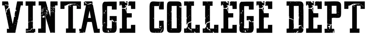 Vintage College Dept Worn Font 1