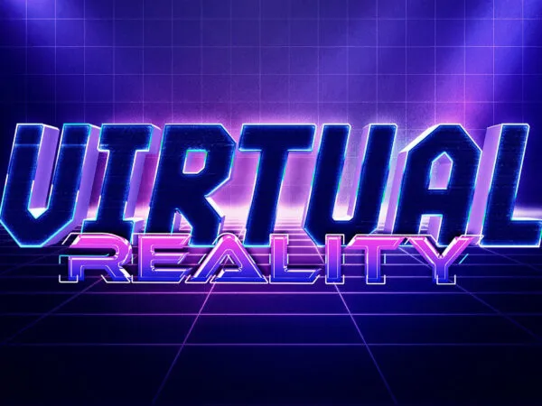 Virtual World Text Effect 1
