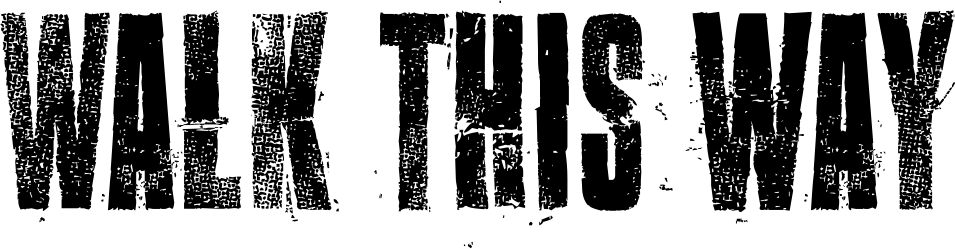 Walk this way Font 1