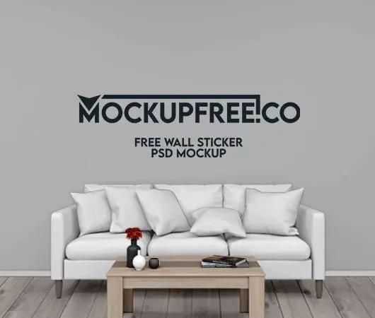 Wall Sticker Mockup 1