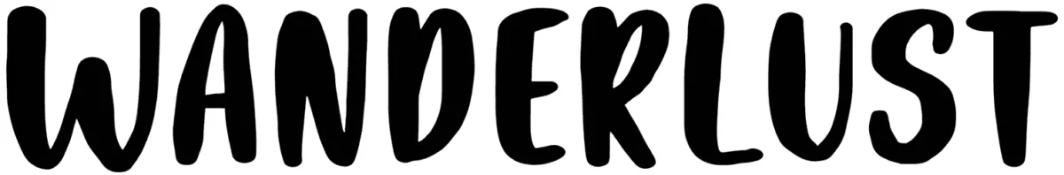 Wanderlust Font 1