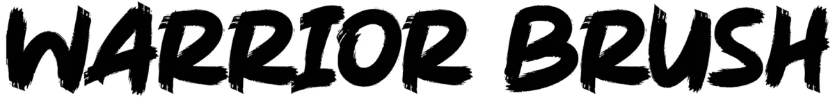 Warrior Brush Font 1