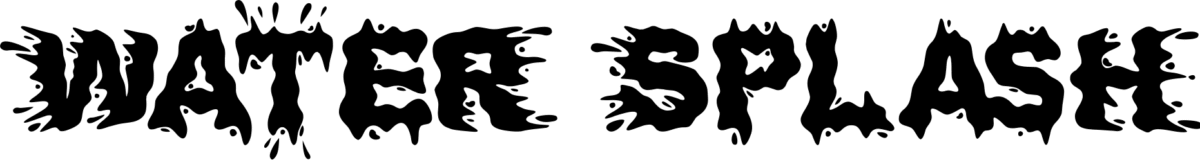 Water Splash Font 1
