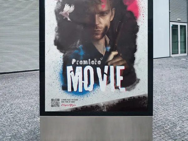 Watercolor Movie Flyer Template 1