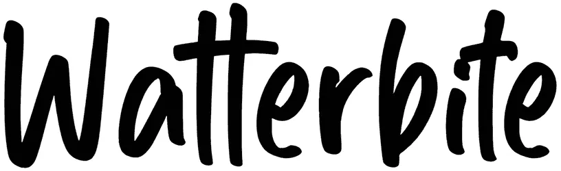 Watterbite Font 1