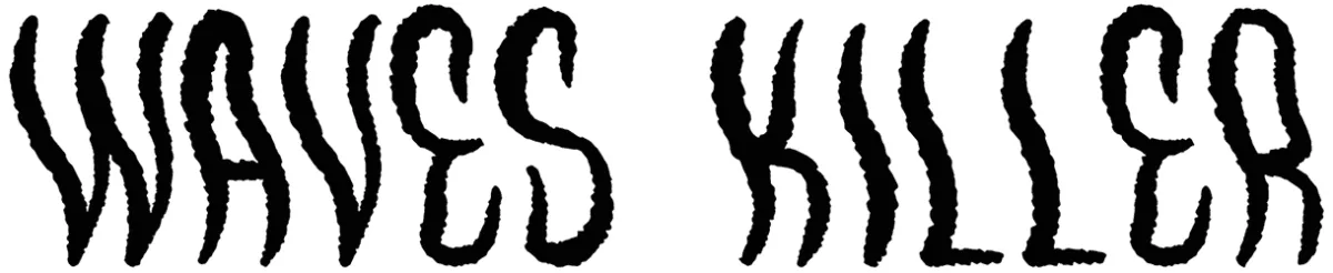 Waves Killer Font 1