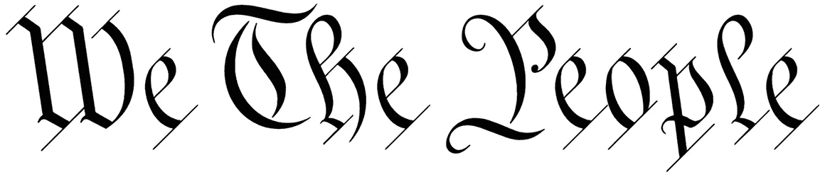 We The People Font 1