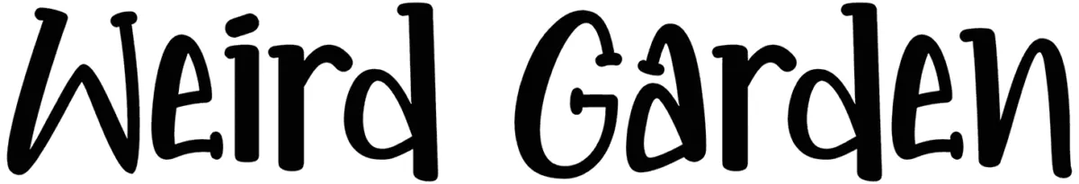 Weird Garden Font 1