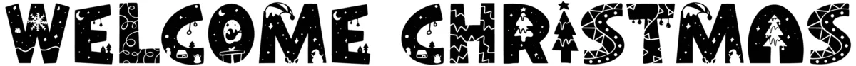 Welcome Christmas Font 1