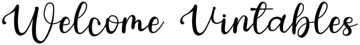Welcome Vintables Font 1