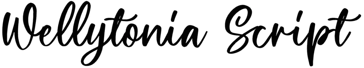 Wellytonia Script Font 1
