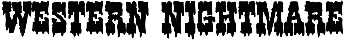Western Nightmare Font 1