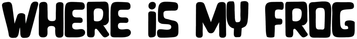 Where is my Frog Font 1