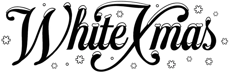 White Xmas Font 1