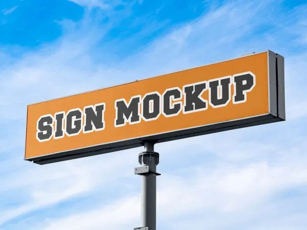 Wide Signage Mockup 1