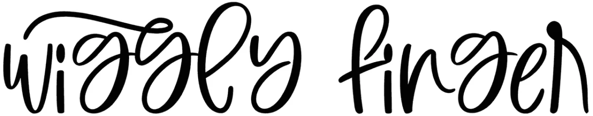 Wiggly Finger Font 1