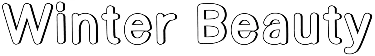 Winter Beauty Font 1