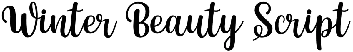 Winter Beauty Script Font 1