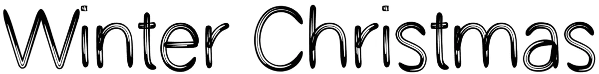 Winter Christmas Font 1