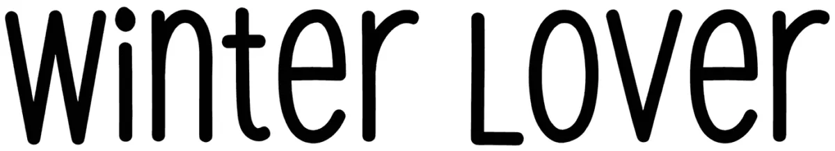 Winter Lover Font 1