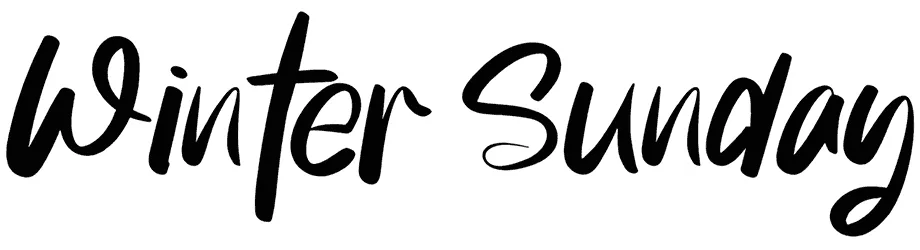 Winter Sunday Font 1