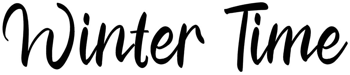 Winter Time Font 1