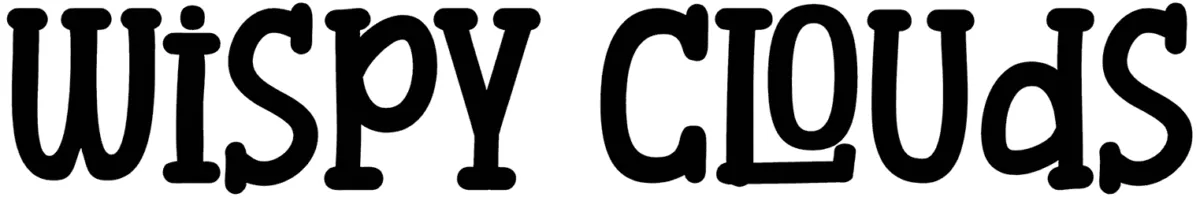 Wispy Clouds Font 1