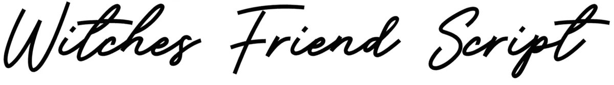 Witches Friend Script Font 1