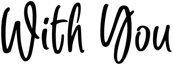 With You Font 1
