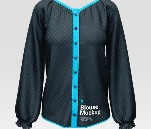 Womens Blouse Mockup 1